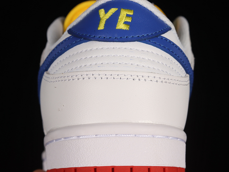 Dunk Sb Low Sb White/Blue/Yellow 9