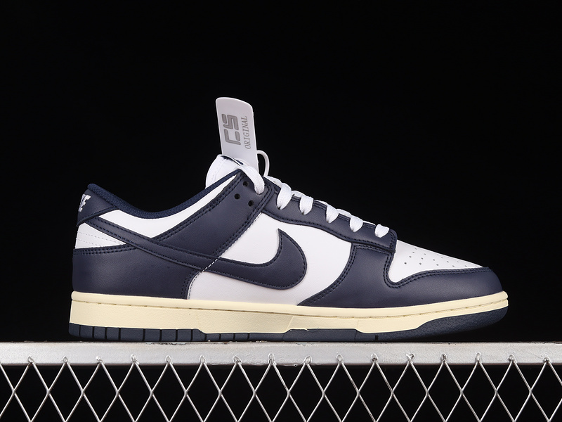 Sb Dunk Low Navy Blue White/Midnight Navy 19