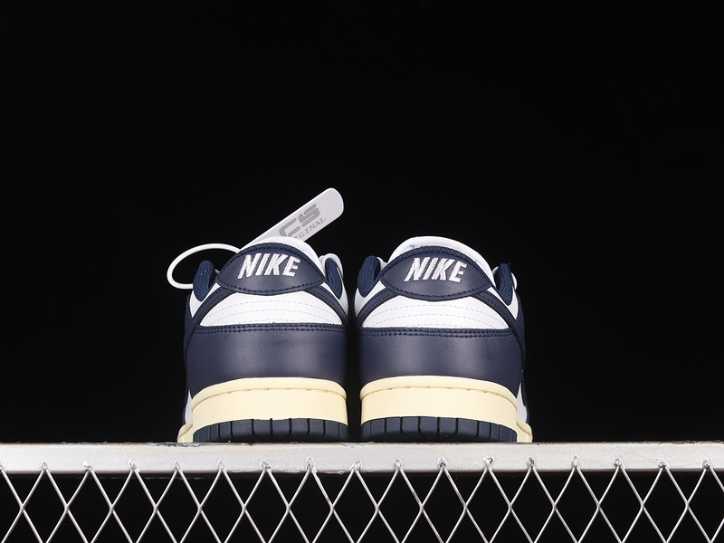 Sb Dunk Low Navy Blue White/Midnight Navy 25