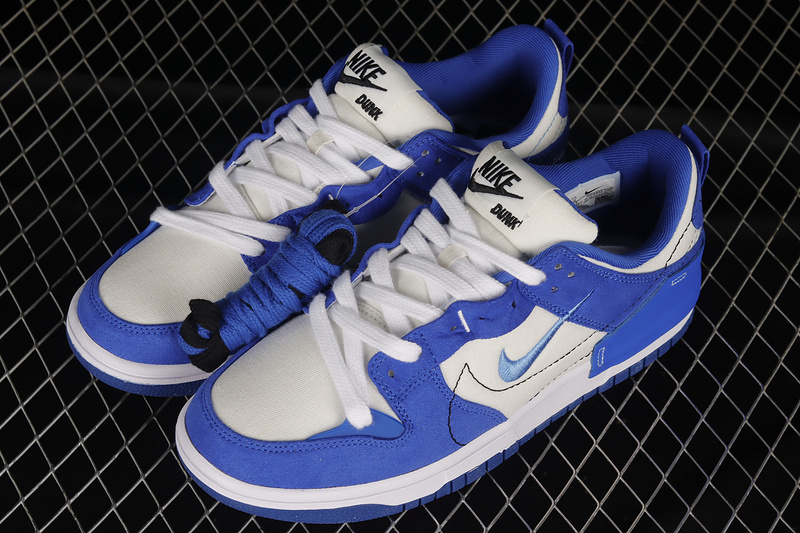 Dunk Low Disrupt White Hyper Royal'university Blue/Hyper Roya 13