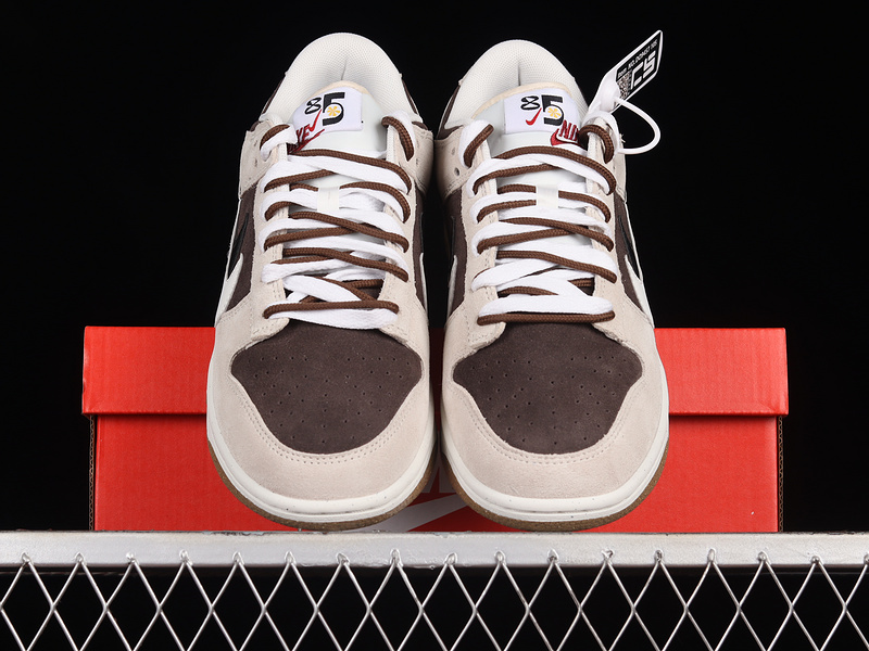 Sb Dunk Low 85 White/Grey/Brown/Black 7