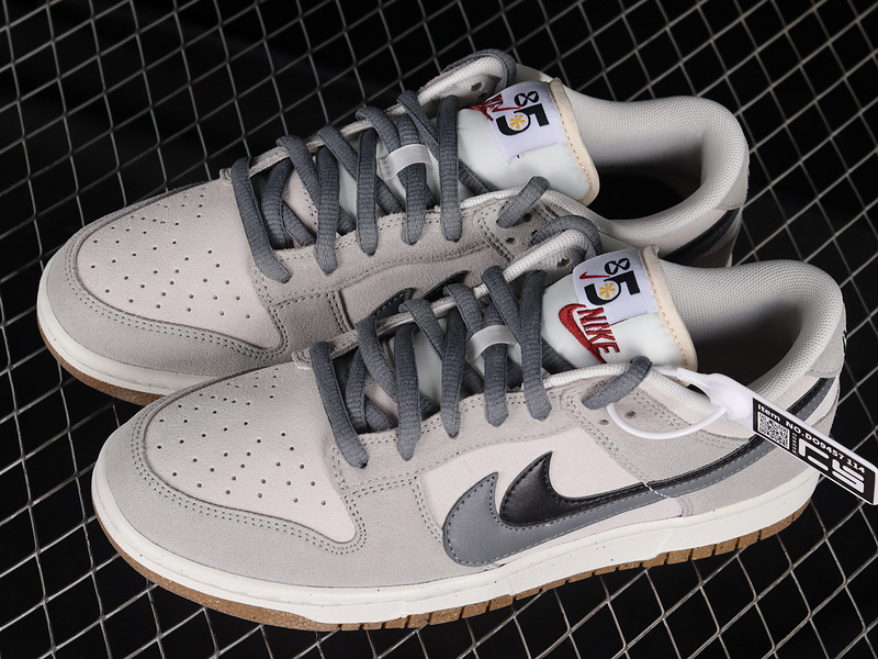 Sb Dunk Low 85 White/Black/Grey 5