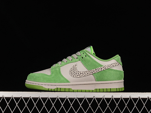 Dunk Low Assafari Swoosh Chlorophyll/Light Iron Ore-Cave Stone 3