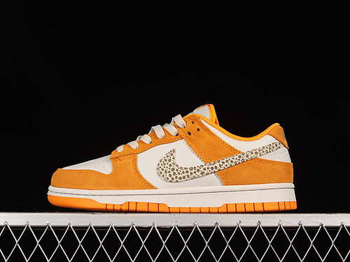 Dunk Low As Safari Swoosh Kumquat/Light Bone-Dark Driftwood 21