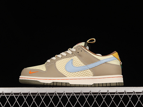 Dunk Low Cartoon Yellow/Tan-Blue 17