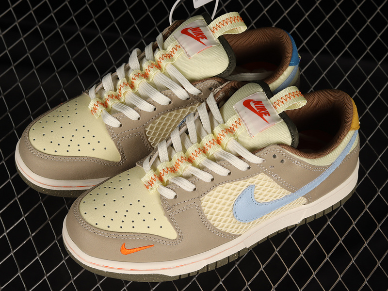 Dunk Low Cartoon Yellow/Tan-Blue 27