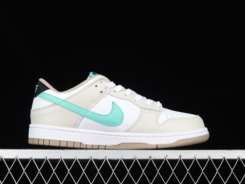 Dunk Low Split Seam White Tan Mint White/Tan-Mint 11