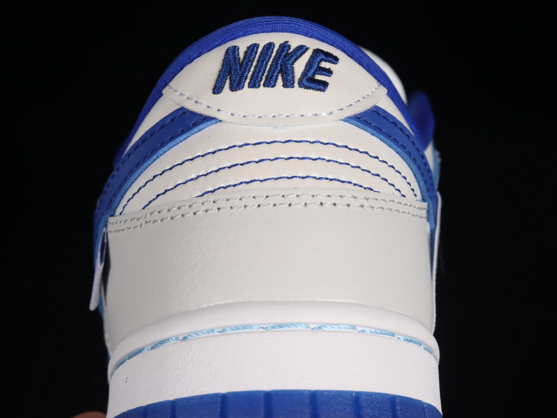 Sb Dunk Low White/White/Game Royal/Sail 11