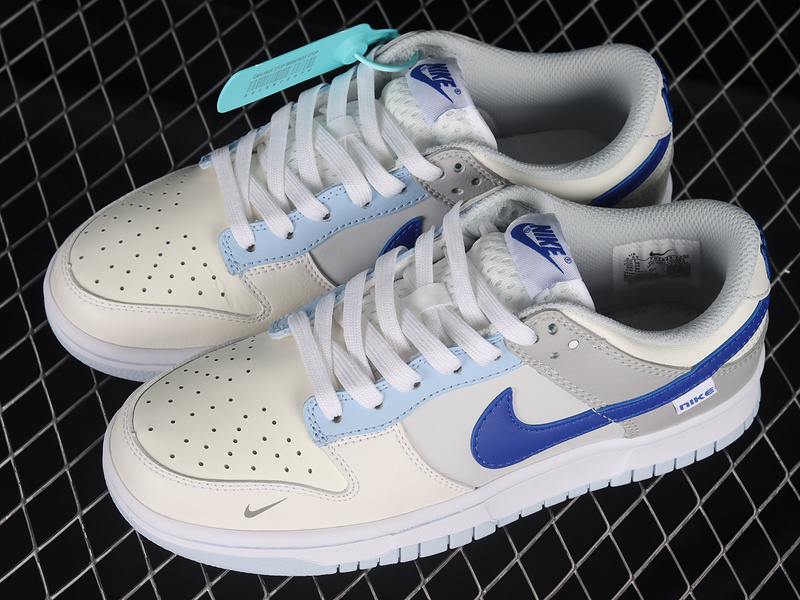 Sb Dunk Low Just Stitch It Ivory/White/Photon Dust/Hyper Royal 15