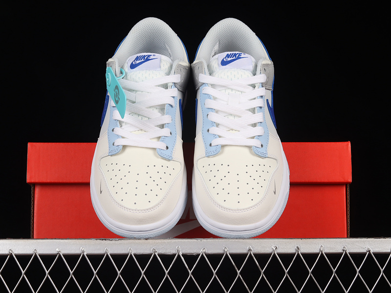 Sb Dunk Low Just Stitch It Ivory/White/Photon Dust/Hyper Royal 21