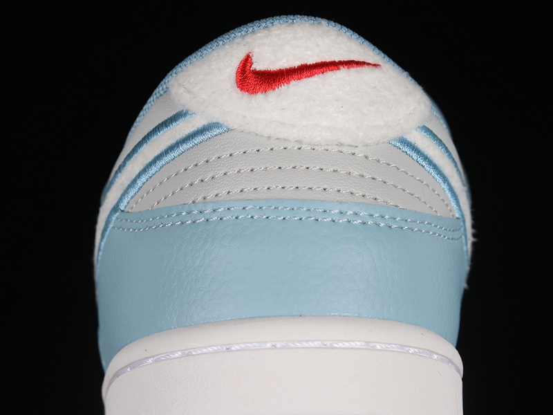 Dunk Low Fleece Swoosh Light Blue 25