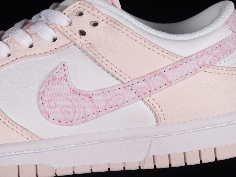 Dunk Low White/Medium Soft Pink/Pearl Pink 13