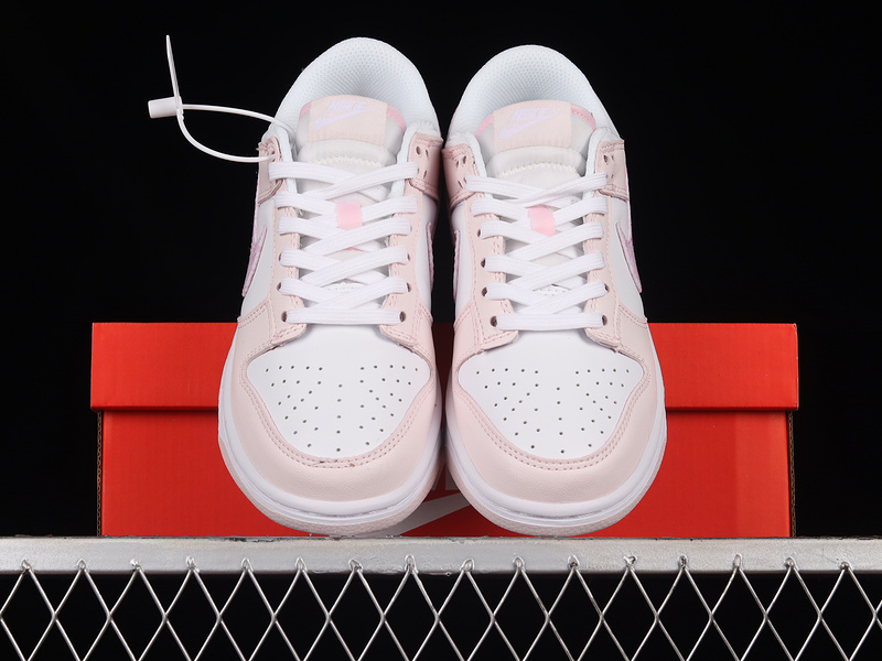 Dunk Low White/Medium Soft Pink/Pearl Pink 29