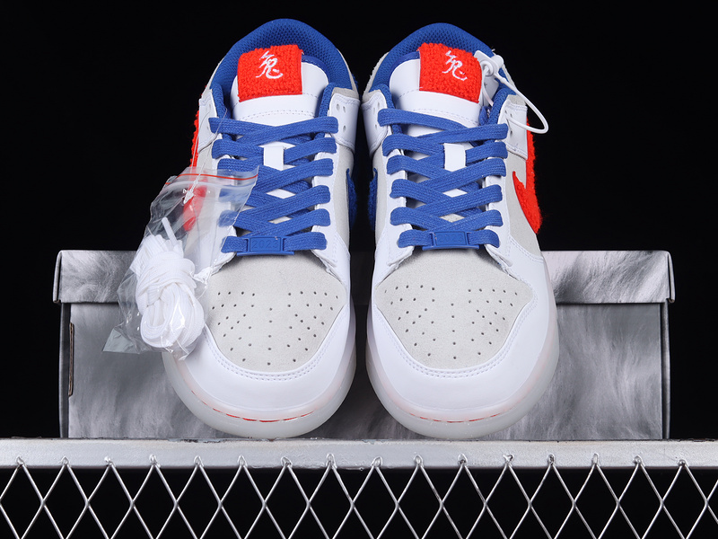 Dunk Low Year Of The Rabbit White/Crimson/Varsity Royal/Sail 13