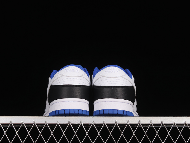 Dunk Low White/White/Black/Game Royal 5