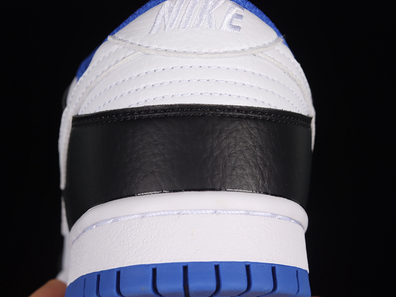 Dunk Low White/White/Black/Game Royal 11