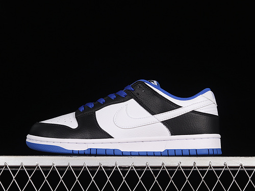 Dunk Low White/White/Black/Game Royal 23