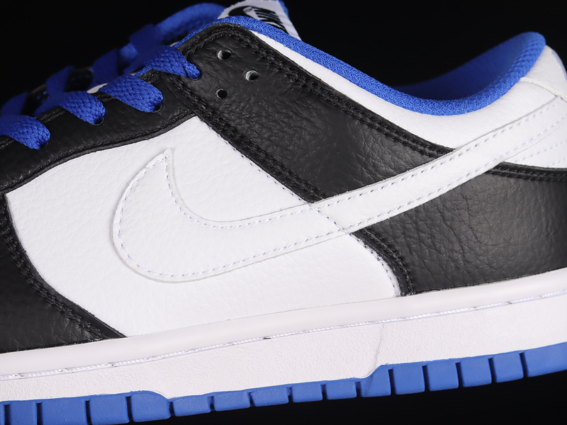 Dunk Low White/White/Black/Game Royal 27