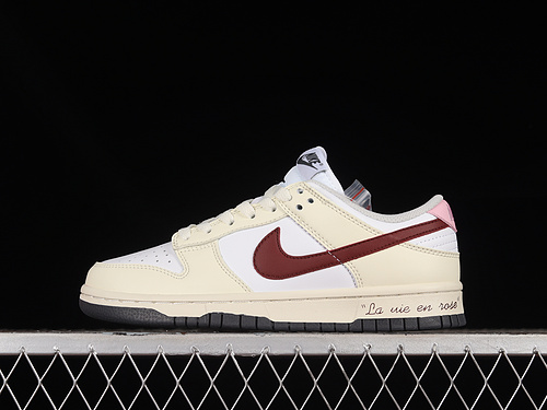 Dunk Low Sb White/Beige/Red 15