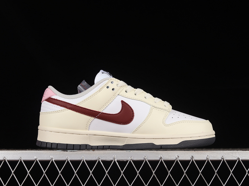 Dunk Low Sb White/Beige/Red 21