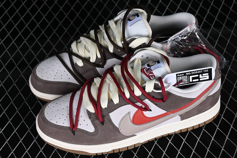 Dunk Low Sb 85 White/Red/Grey/Brown 25