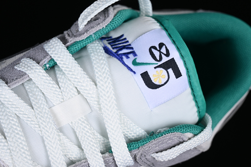 Sb Dunk Low 85 White/Grey/Black/Green 9