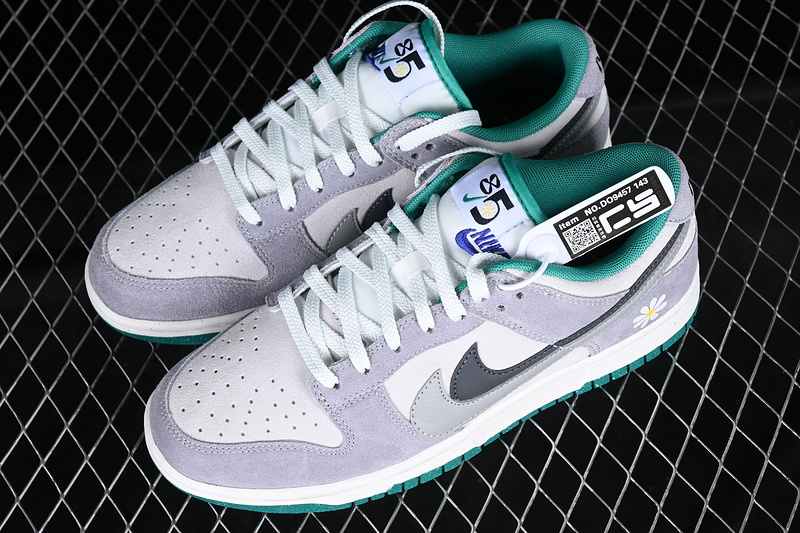 Sb Dunk Low 85 White/Grey/Black/Green 25