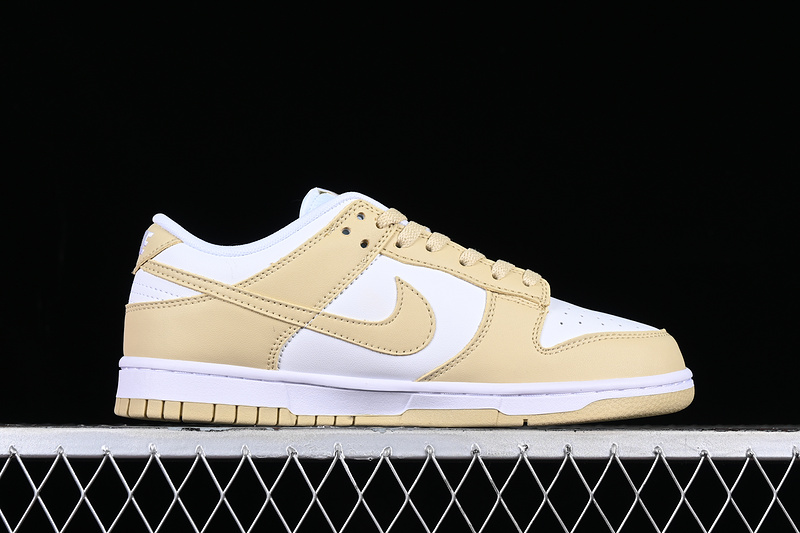 Dunk Low Sb White/Team Gold/Wolf Grey/White 23