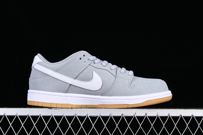 Dunk Low Sb Pro Iso White/Wolf Grey/Pure Platinum/Safety Orange 9