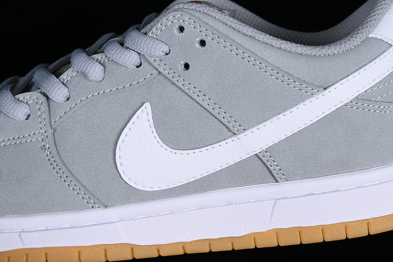 Dunk Low Sb Pro Iso White/Wolf Grey/Pure Platinum/Safety Orange 13