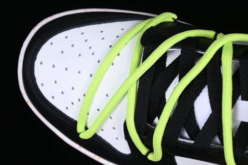 Dunk Low Multi Color White/Black/Green 19