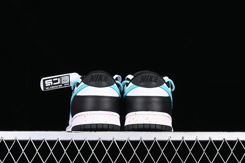 Dunk Low Multi Color White/Black/Blue 3