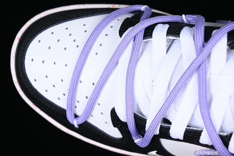 Dunk Low Multi Color White/Black/Purple 11