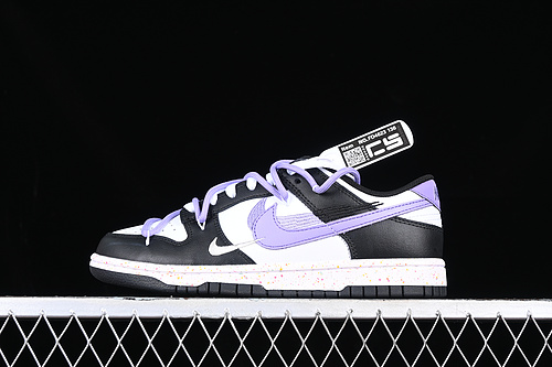 Dunk Low Multi Color White/Black/Purple 13