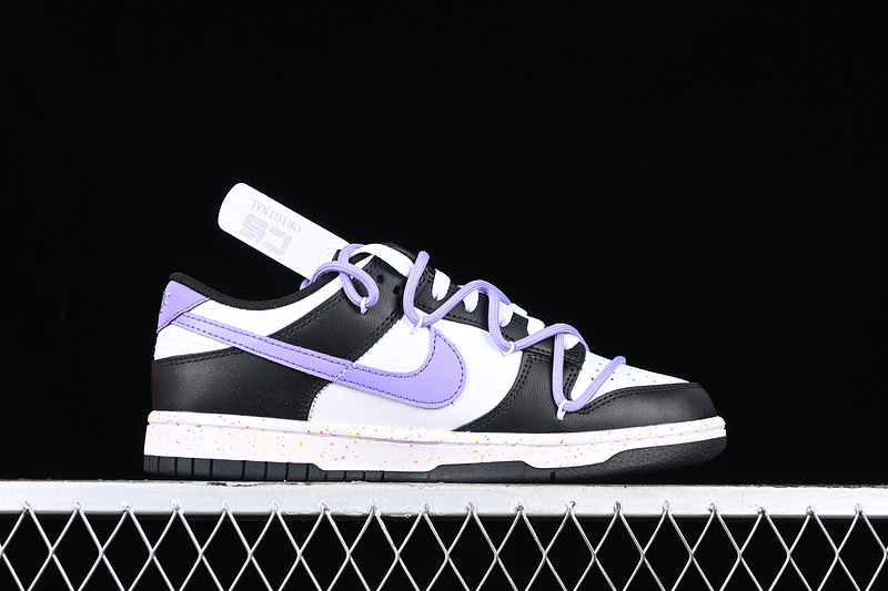 Dunk Low Multi Color White/Black/Purple 21