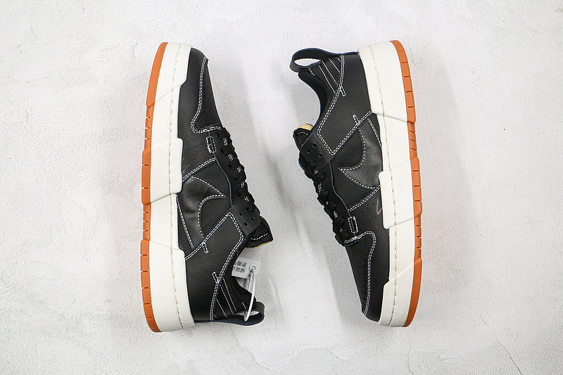 Sb Dunk Low Disrupt Black Gum Black/White/Light Gum Brown 15