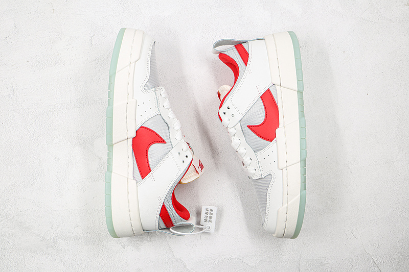 Sb Dunk Low Disrupt Summit White/Gym Red/Photon Dust/Sail 13