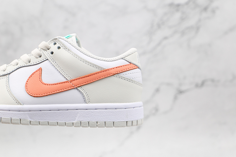 Sb Dunk Low Gs Mismatch Swoosh Tropical White/Bone/Peach/Aqua 13