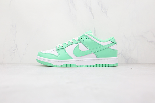 Sb Dunk Low White/Green Glow/White 13