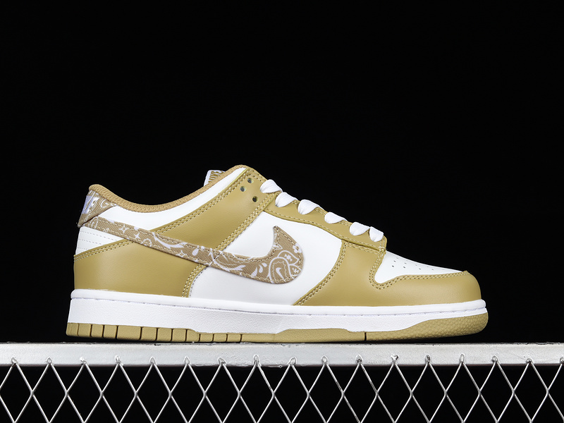 Wmns Dunk Low 'Barley Paisley' White/Barley/White 15