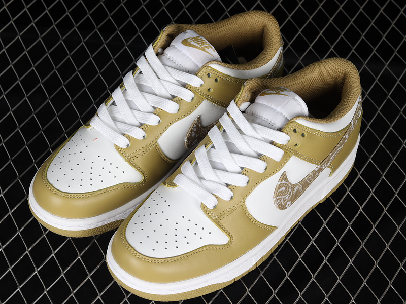 Wmns Dunk Low 'Barley Paisley' White/Barley/White 29