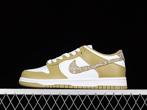 Wmns Dunk Low 'Barley Paisley' White/Barley/White 31