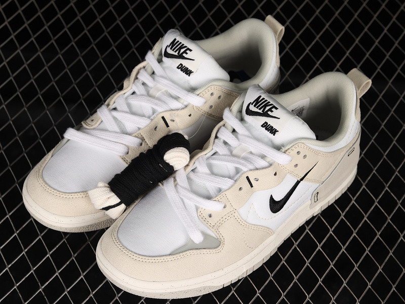 Wmns Dunk Low Disrupt 2 'Pale Ivory' Pale Ivory/White/Black 27