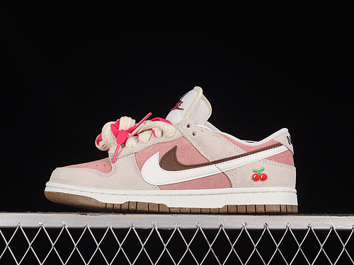 Sb Dunk Low 85 White/Grey/Cherry Powder 13