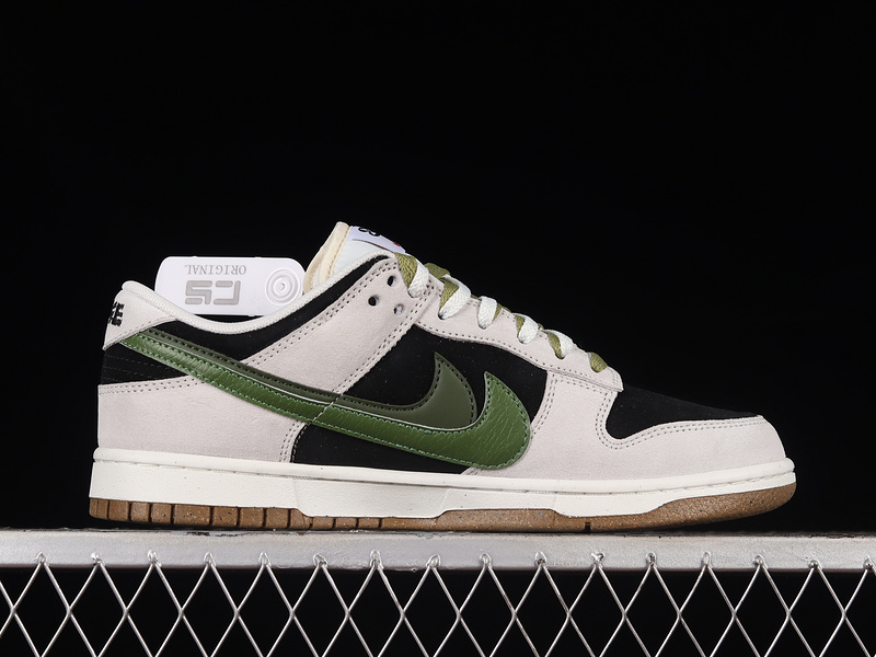 Sb Dunk Low 85 White/Black/Grey/Green 3