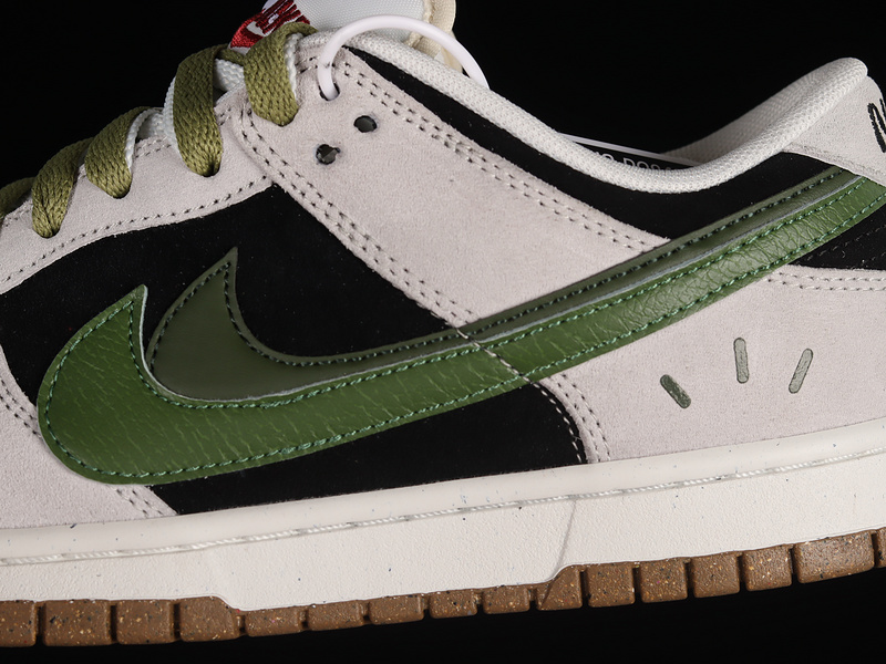 Sb Dunk Low 85 White/Black/Grey/Green 13