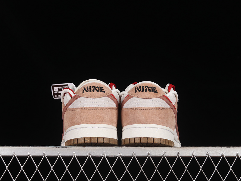 Sb Dunk Low 85 White/Brown/Pink 3