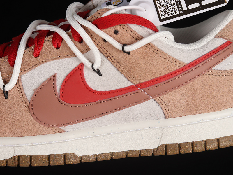 Sb Dunk Low 85 White/Brown/Pink 5