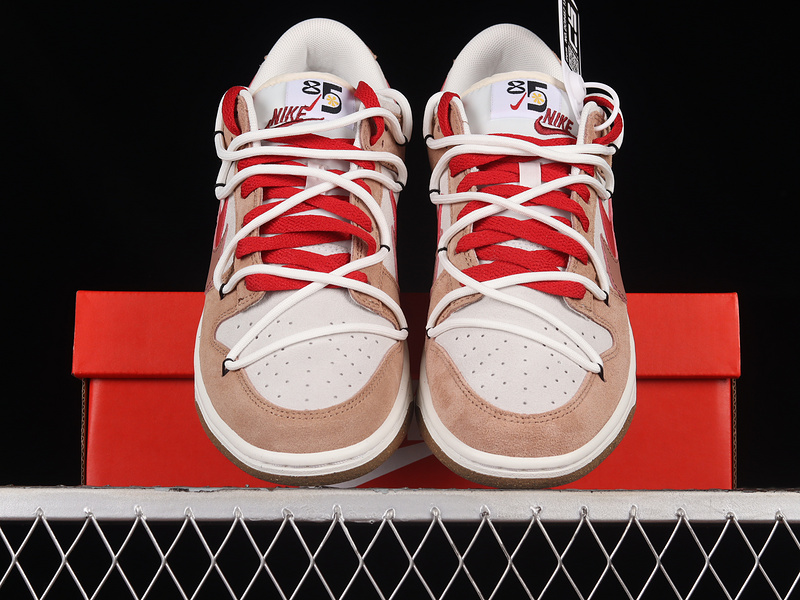 Sb Dunk Low 85 White/Brown/Pink 11