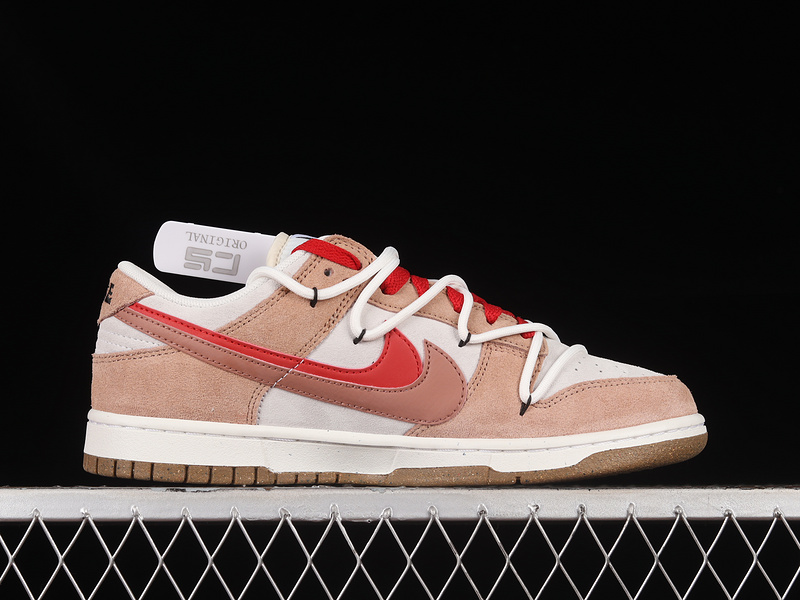 Sb Dunk Low 85 White/Brown/Pink 15